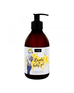Gel de curatare pentru maini si corp, banane, 300 ml, LaQ