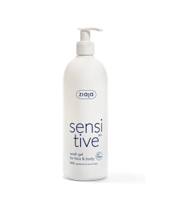 ZIAJA Sensitive-Gel crema curatare fata si corp, 400 ml