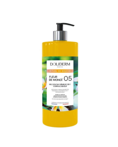 Gel de dus si sampon, Monoi Flower, 1litru, Doliderm