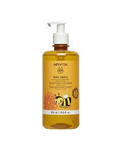 Gel de dus pentru copii Mini Bees Gentle Kids, 500 ml, Apivita