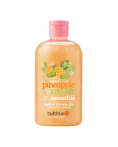 Gel de dus si baie cu aroma de ananas si kiwi, 500ml, Bubble T