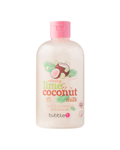 Gel de dus si baie cu aroma de cocos si lime, 500ml, Bubble T