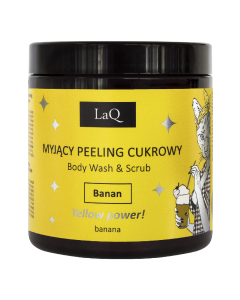 Gel de dus si peeling banane, 220g, LaQ