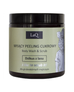 Gel de dus si peeling pentru barbati Wild Boar, 220g, LaQ