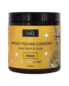 Gel de dus si peeling pepene galben, 220g, LaQ