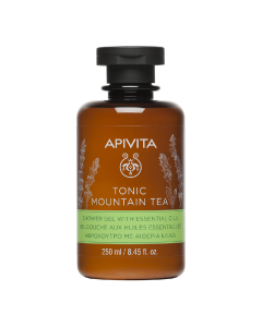Gel dus cu ceai de munte, 250 ml, Apivita