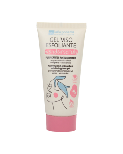 Gel exfoliant pentru fata, 100ml, La Saponaria