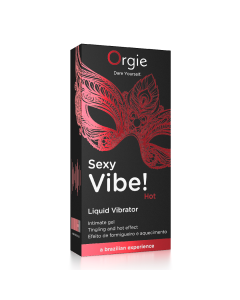 Gel masaj intim cu efect de incalzire Sexy Vibe, 15ml, Orgie