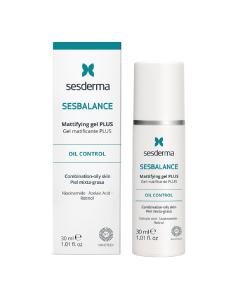 Gel matifiant Plus, pentru ten mixt si gras Sesbalance, 30 ml, Sesderma