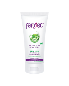 Farmec Gel micelar demachiant Aloe Vera, 100ml