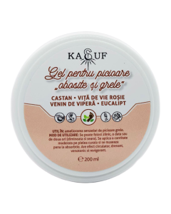 Gel pentru picioare obosite si grele, 200g, Kasuf