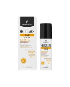 Gel pentru protectie solara Heliocare 360 Color, SPF50+, Beige, 50 ml, Cantabria