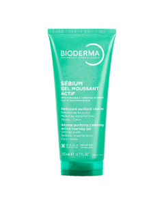 Gel spumant activ Sebium, 200 ml, Bioderma