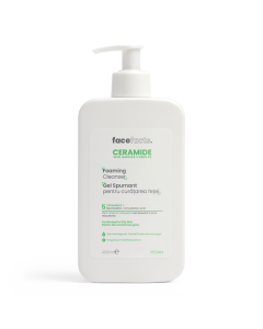 Gel spumant pentru curatarea fetei Ceramide, 400ml, Face Facts