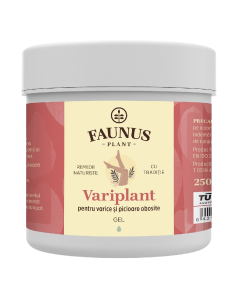 Gel Variplant pentru picioare grele și confort venos, 250 ml, Faunus Plant 