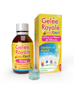 Gelee Royale copii sirop manuka, 150 ml, Justin Pharma