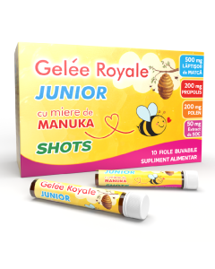 Gelee Royale Junior Shots, 10 fiole, Justin Pharma