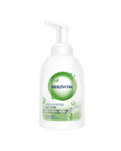 Sapun lichid spuma, acid hialuronic, 300ml, Gerovital 