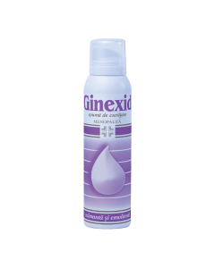 Spuma de curatare pentru ingiena intima la menopauza Ginexid, 150 ml, Naturpharma