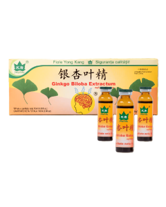 Ginkgo Biloba, 10 fiole, Yongkang International China