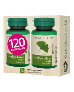 Dacia Plant Ginkgo Biloba, 60 cpr.+ 60 cpr. Cadou