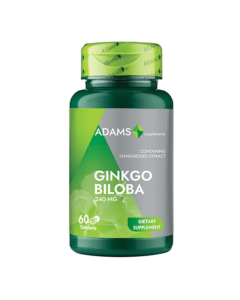 Ginkgo Biloba 240mg, 60 tablete, Adams