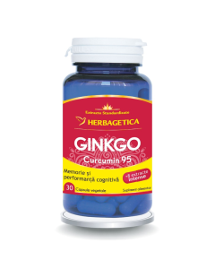 Gingko Curcumin95, 30 capsule, Herbagetica