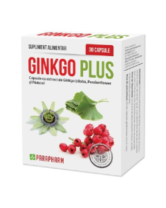 Ginkgo Plus, 30 capsule, Parapharm