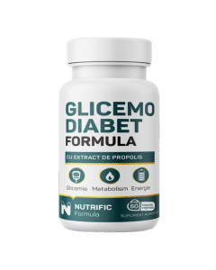 Glicemo diabet formula, 60 capsule, Nutrific