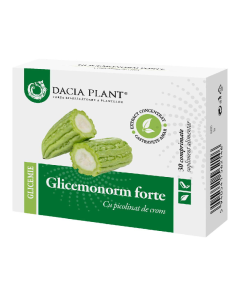 Glicemonorm Forte, 30 comprimate, Dacia Plant
