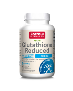Glutathione Reduced, 500mg, 60 capsule vegetale, Jarow Formulas