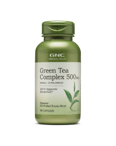 Herbal Plus® Green Tea Complex 500 mg, Complex de Ceai Verde, 100 capsule, GNC