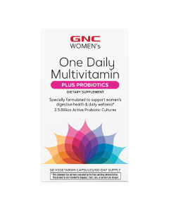 Women's One Daily Multivitamin Plus Probiotics, 60 capsule, GNC
