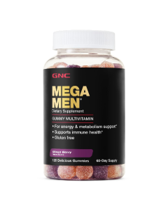Multivitamine Jeleuri pentru Barbati, Mega Men® Gummy Multivitamin, 120 Jeleuri, GNC 