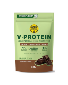 Gold Nutrition Pudra Proteica Vegetala V-protein Ciocolata, 240 g