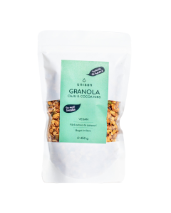 Granola cu caju si fulgi de cacao, 450g, Unison
