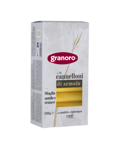 Paste Cannelloni di semola, N.76, 250g, Granoro 