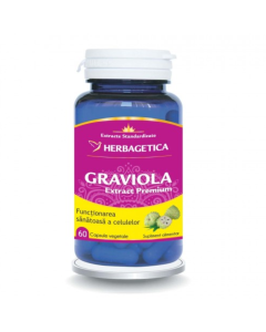 Extract Premium Graviola, 60 capsule, Herbagetica