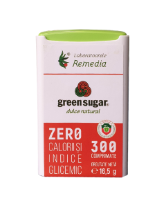 Green sugar dispenser, 300 comprimate, Remedia
