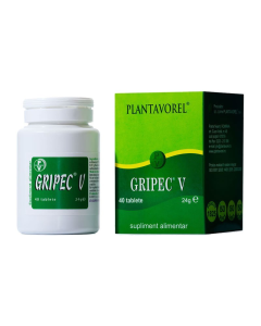 Gripec V, 40 tablete, Plantavorel