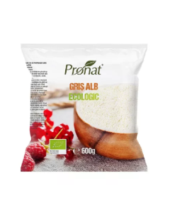 Gris alb Bio, 600g, Pronat
