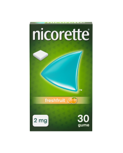 Guma medicamentoasa masticabila Freshfruit, 2 mg, 30 gume, Nicorette