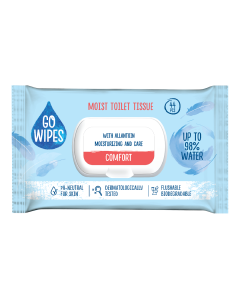 Hartie igienica umeda Comfort, 44 bucati, Go Wipes