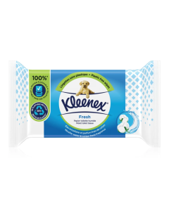 Hartie igienica umeda Fresh, 42 bucati, Kleenex
