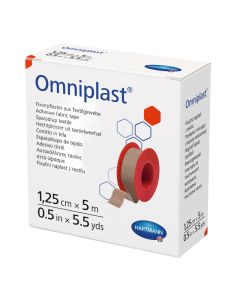 Plasture textil Omniplast, 1.25 cm*5 m, 1 rola, Hartmann