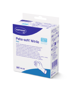 Manusi Albastre Nitrile Fino Peha Soft, Marimea S, 10 bucati, Hartmann