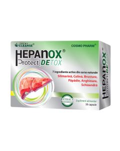 Hepanox Protect Detox, 30 capsule, Cosmo Pharm