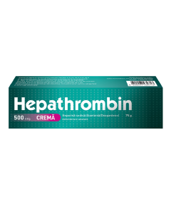 Hepathrombin Crema, 500 UI/g, 75 g, Stada