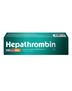 Hepathrombin Gel, 500 UI/g, 75 g, Stada