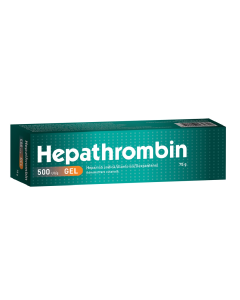 Hepathrombin Gel, 500 UI/g, 75 g, Stada